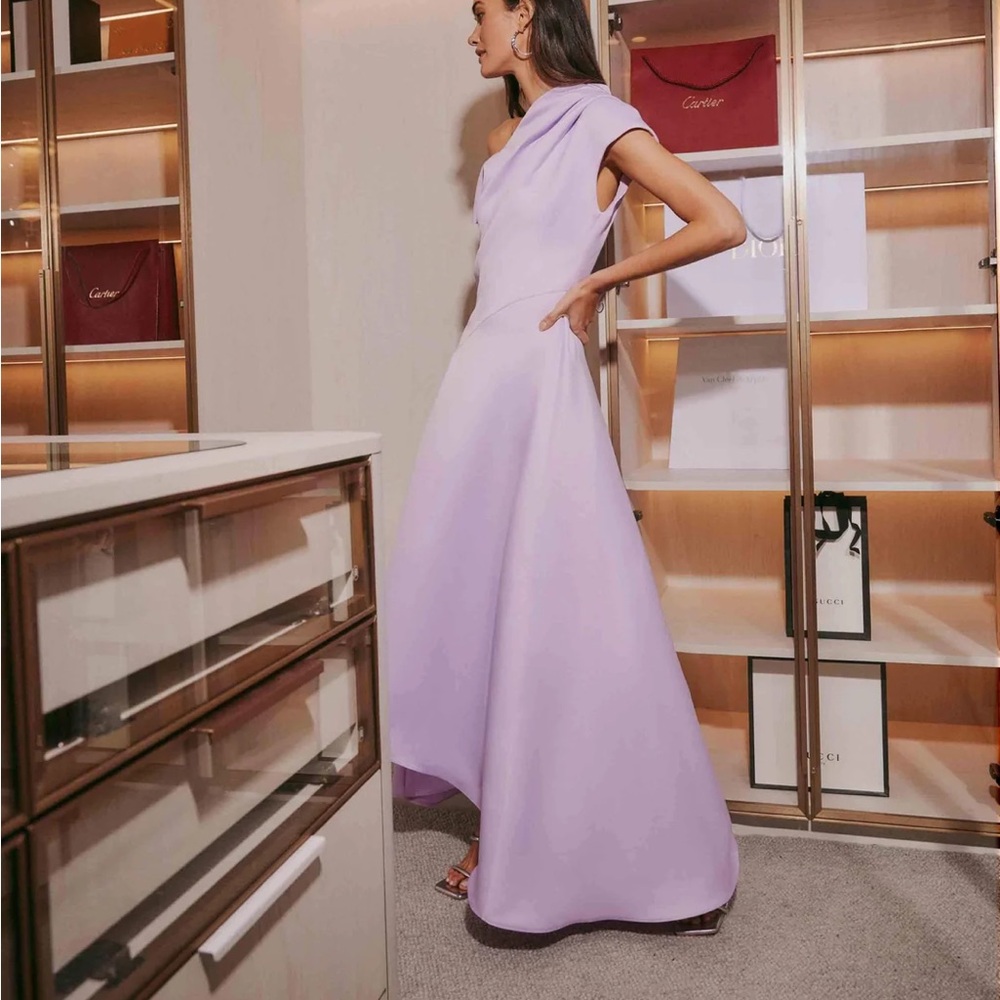Elliatt Lilac One-Shoulder Dress